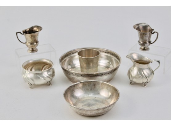 A Collection Of Sterling Silver