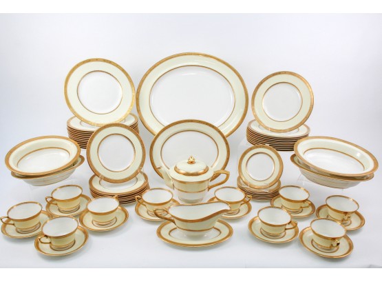 Royal Worcester Diana Gold Gilted Dinnerware (partial Service)
