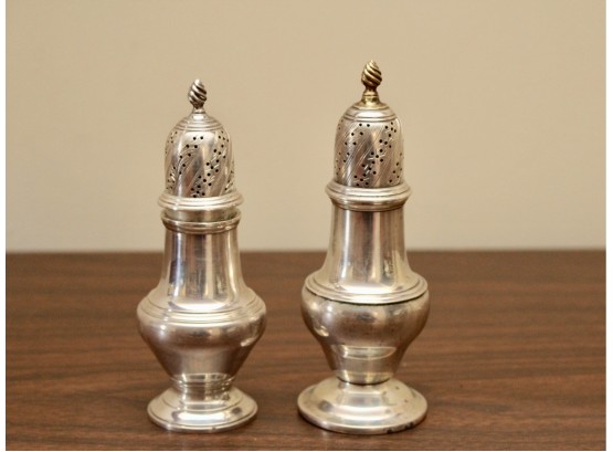 Tiffany & Co. Makers Sterling Silver 925-1000 Salt And Pepper Shakers (not Weighted)