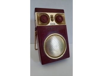 Vintage Zenith 500D Transister Radio