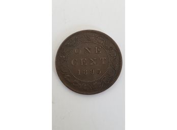 1895 Canada One Cent Coin
