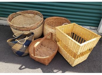 Collection Of Wicker Baskets