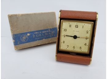 Vintage Pullman New Haven Travelling Clock In Box