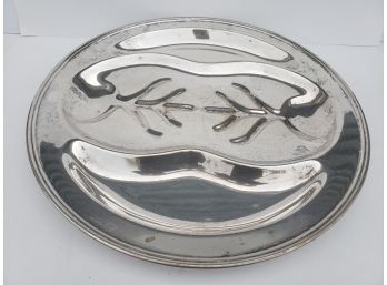 Vintage Footed Silver Plate Serving Platter