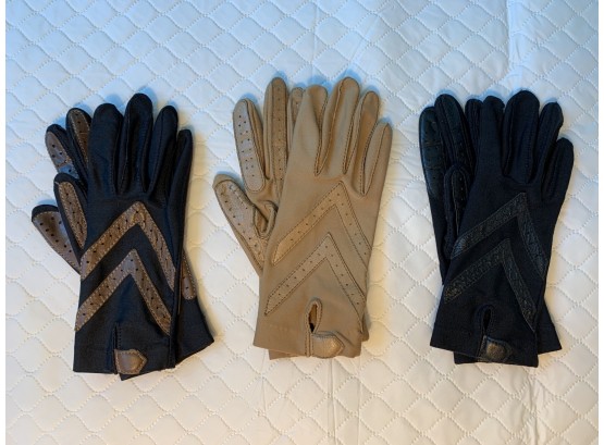 Three Pair Of Ladies Isotoner Gloves