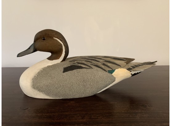 Pintail Duck Decoy Signed, Dated & Numbered By Artist Glen Smart (1923 - 2017)