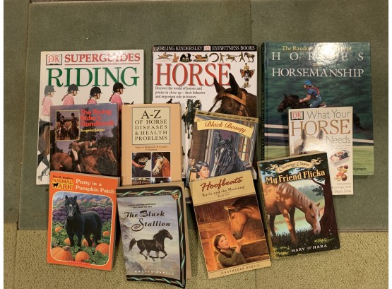 Literary Collection Of Horse Related Books