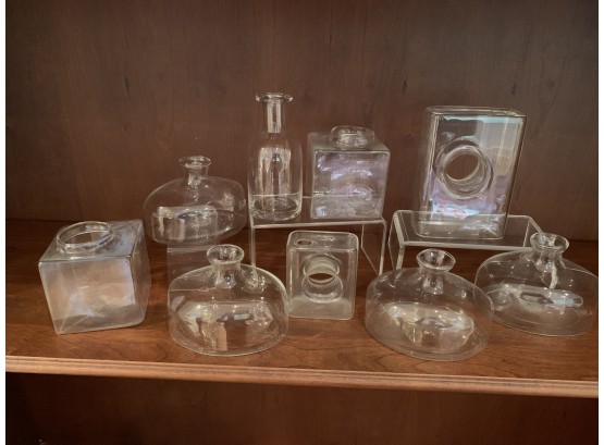 Collection Of Modern Glass Vases