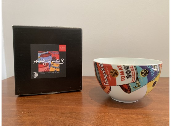 Andy Warhol Designed Campbell Soup Bowl By Rosenthal