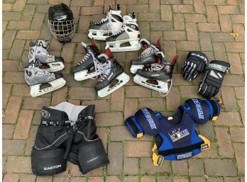 Ice Hockey Skates And Equipment