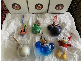 Six Disney Ornaments - New