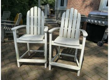 Pair Of L.L. Bean Adirondack Bar Chairs