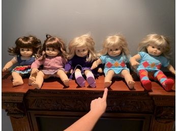 Five 14.5' American Girl Dolls