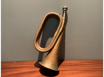 Antique Brass And Copper Bugle