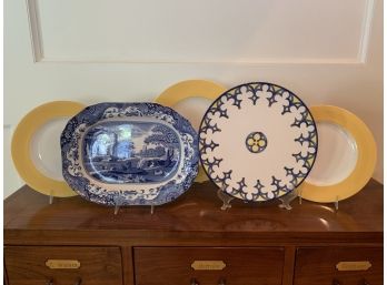 Beautiful Platters & Plates From Spode, Crate & Barrel