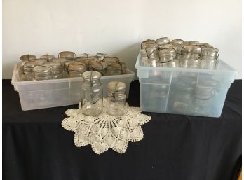 Large Lot Antique Canning Jars