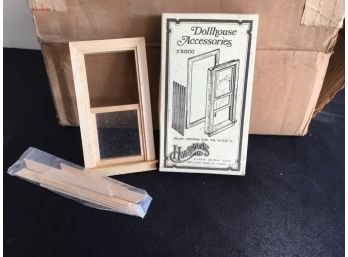 Vintage Doll House Windows (CASE)