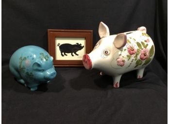 Vintage Piggy Banks (with Lucky Penny)