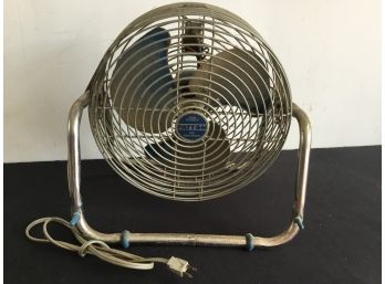Old Industrial Floor Fan