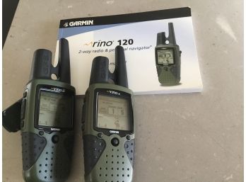 GARMIN RINO HUNTING GPS 2 WAY RADIOS