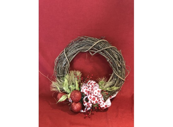 Gnarly Grapevine Christmas Wreath