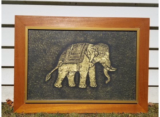 Framed Elephant Rubbing