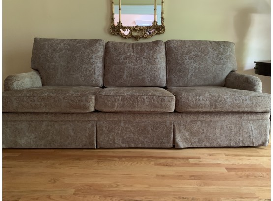 Ethan Allen 8' Three Cushion Sofa