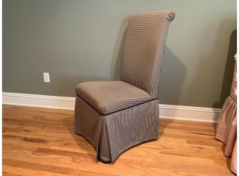 Calico Corners Custom Slipper Chair On Casters
