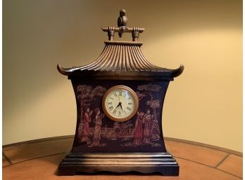 Decorative Pagoda Form Mantle Clock