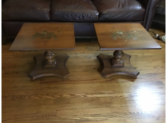 Pair Of HITCHCOCK Side Tables
