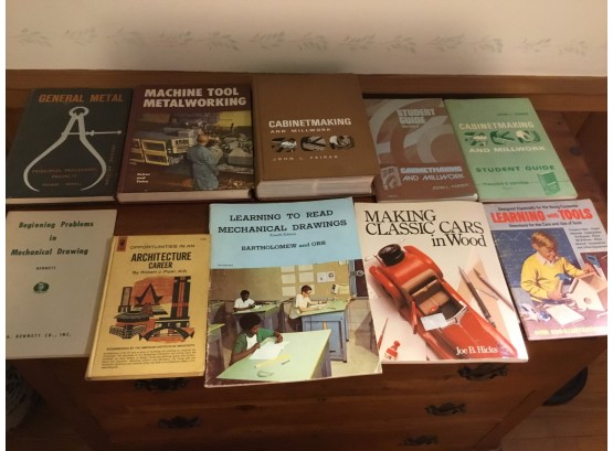 Cabinet And Woodworking Vintage Books