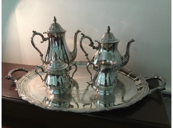 DISPLAYED Silver Plate Tea/coffee Set #2