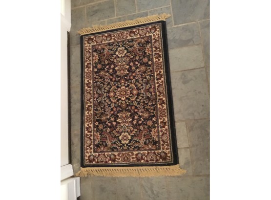 Small Black And Earth Tones Rug #4