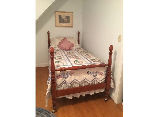 Beautiful 4 Poster Maple Bed