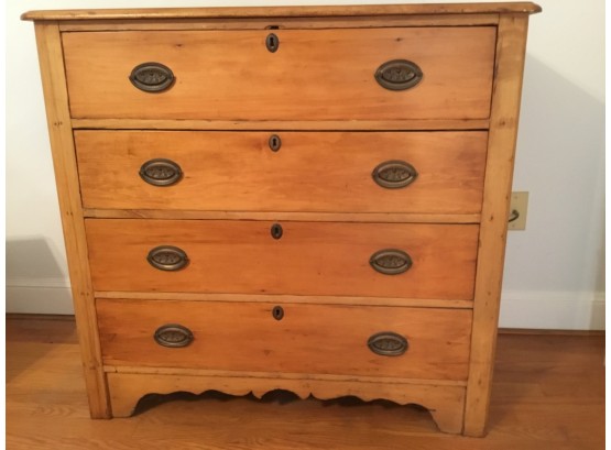 Beautiful Solid Light Wood Chest Of Drawers