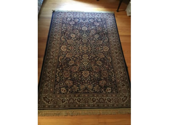 Black And Earth Tones Rug  #1