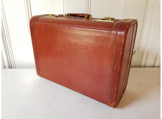 1940's Leather Everite Of New York Suitcase