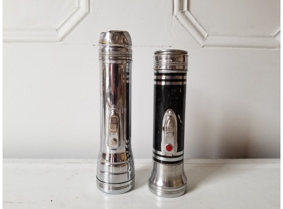 Two Vintage Flashlights/Torches