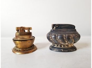Vintage Ronson And Mid Century Brass Lighters
