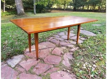 Vintage Pine Drop Leaf Dining Table From The Pine Shops, Michigan