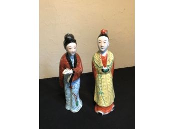 Two Vintage Chinese Porcelain Figurines