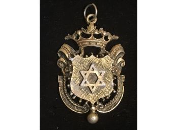 Large Pendant With Star Of David