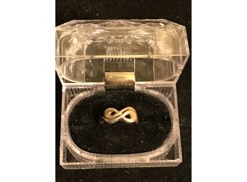 Sterling Silver Double Infinity Ring