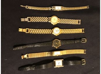 Group Of Six Ladies Wristwatches -Tisot Seiko Etc