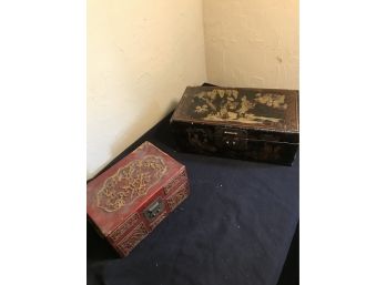 Two Antique Chinese Boxes