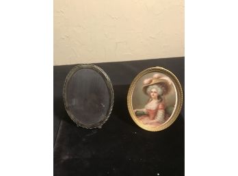 Two Vintage Small Frames - One Sterling