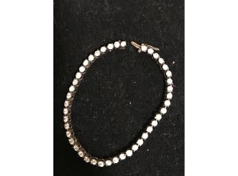 Beautiful Sterling Silver Bracelet With Stones