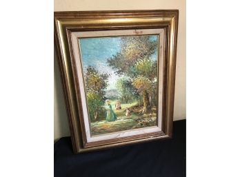 Nice  Signed Oil Painting