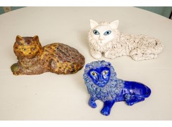 Laying Cat Figurines