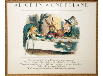 Alice In Wonderland Framed Poster